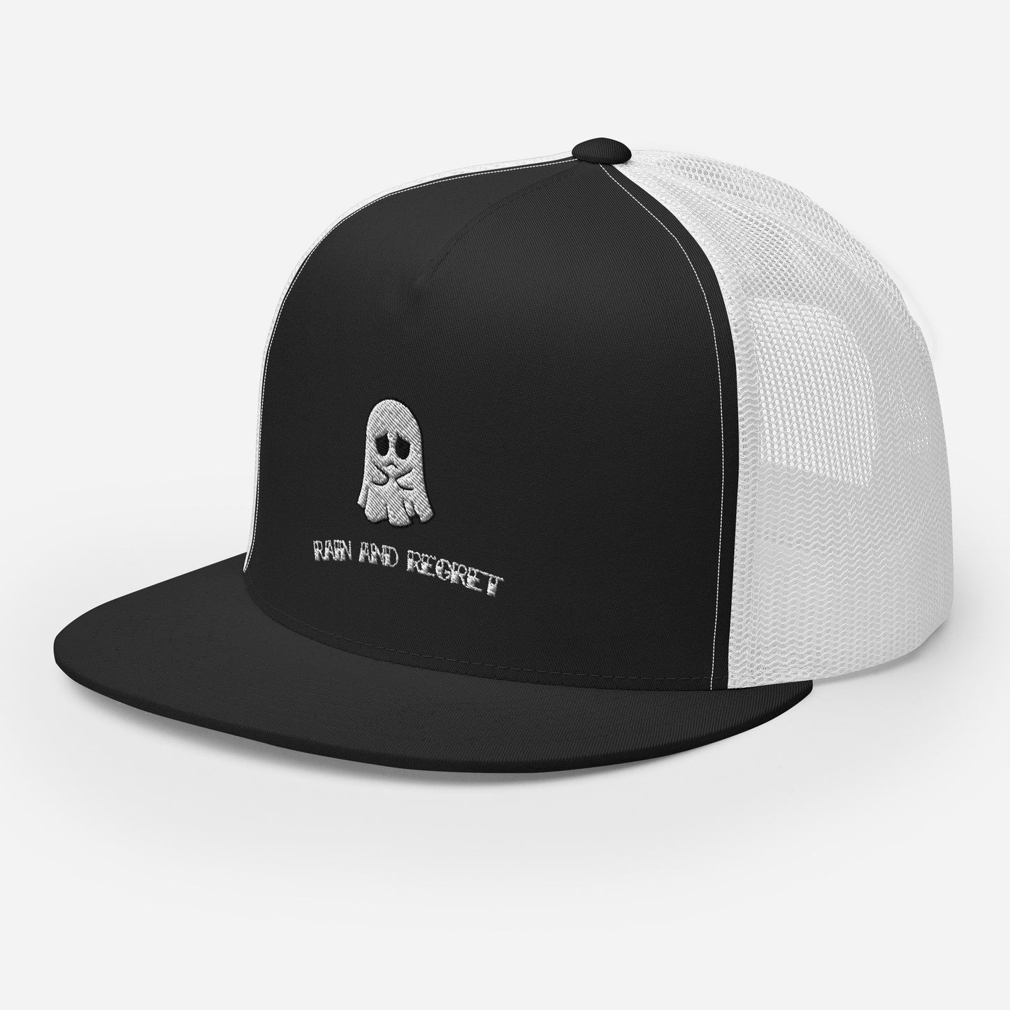 Sad Ghost Trucker Cap | rainandregret
