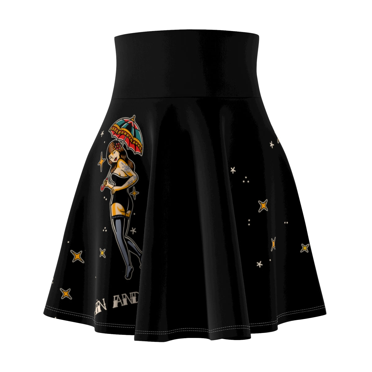 Women's Pin Up Girl Skater Skirt