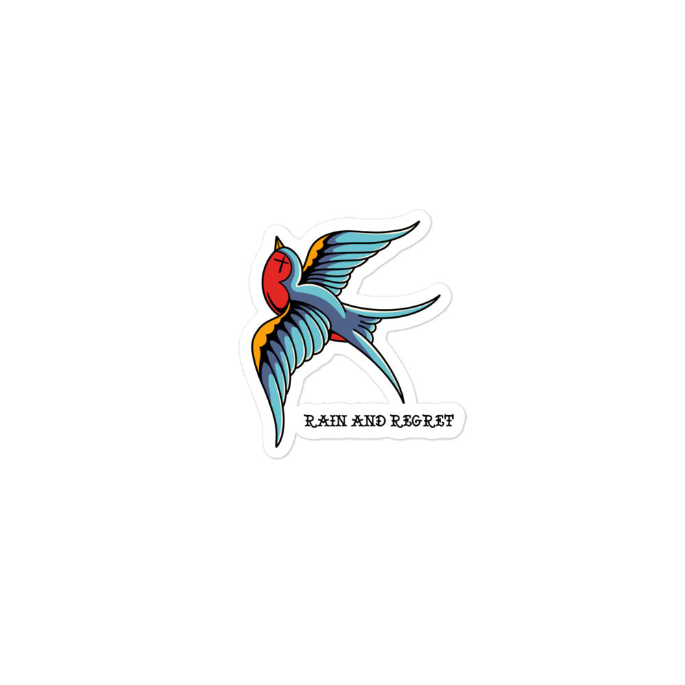 Dead sparrow sticker