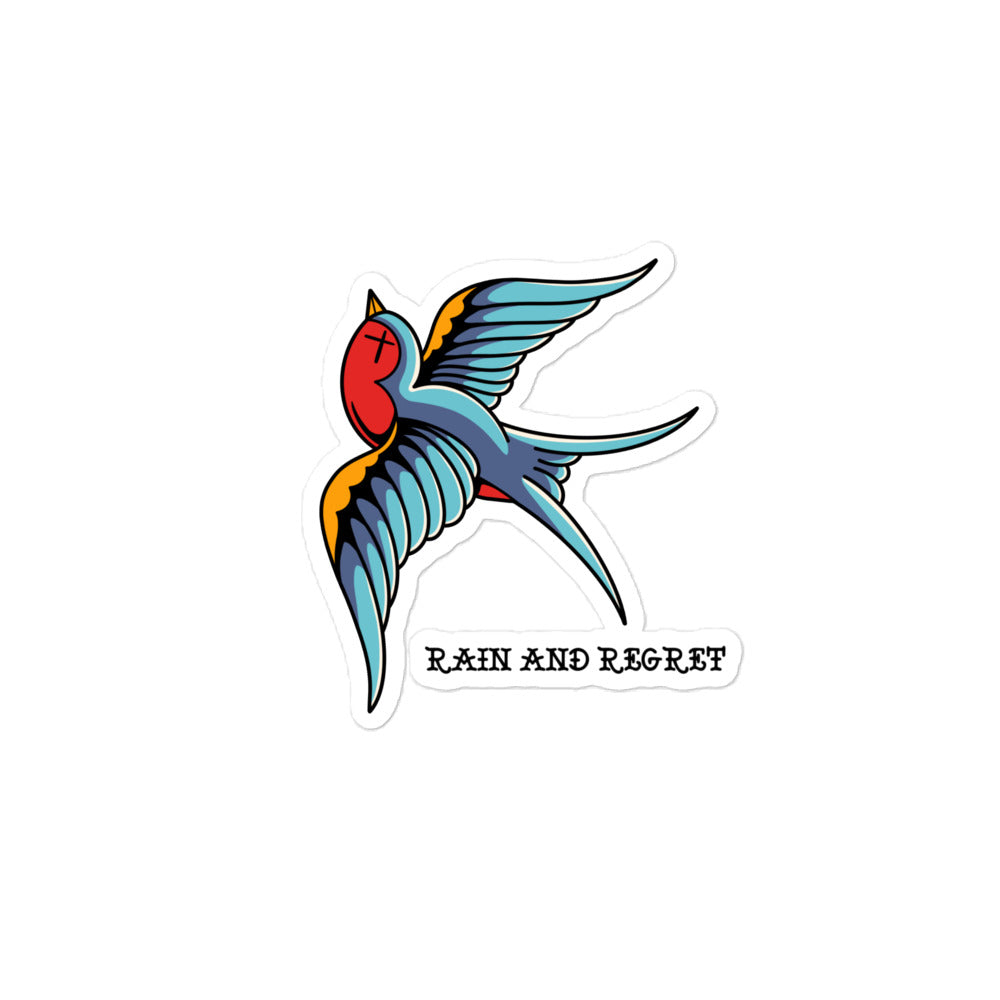 Dead sparrow sticker
