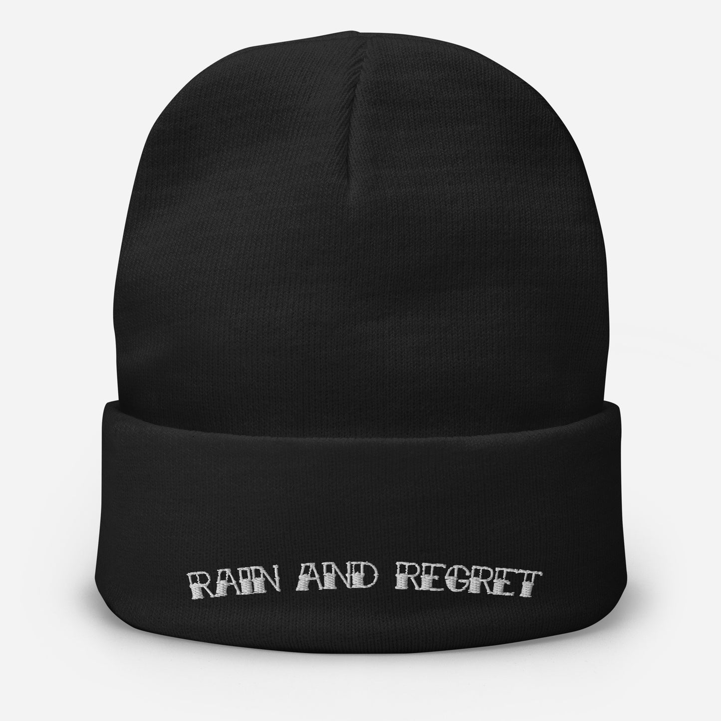 rain and regret Embroidered Beanie | rainandregret