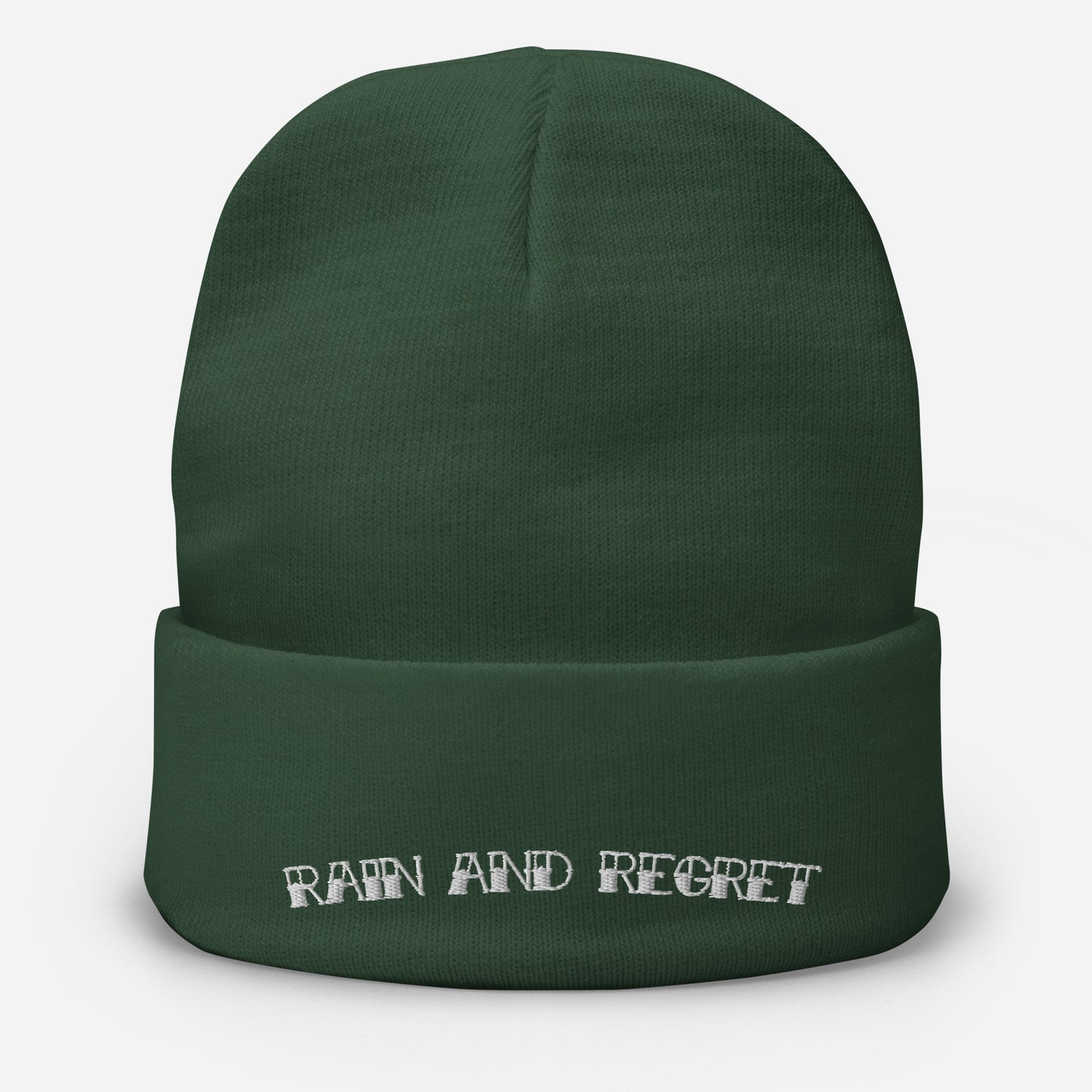 rain and regret Embroidered Beanie | rainandregret