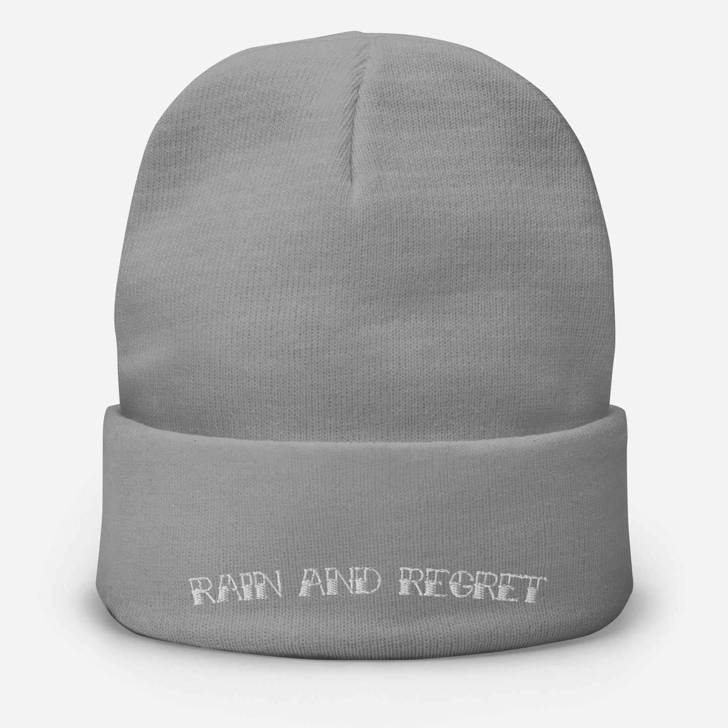 rain and regret Embroidered Beanie | rainandregret