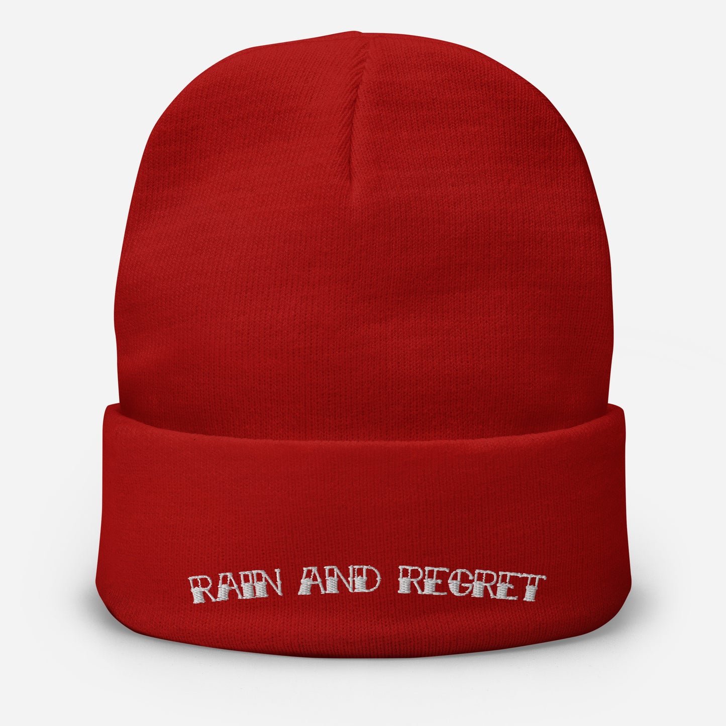 rain and regret Embroidered Beanie | rainandregret