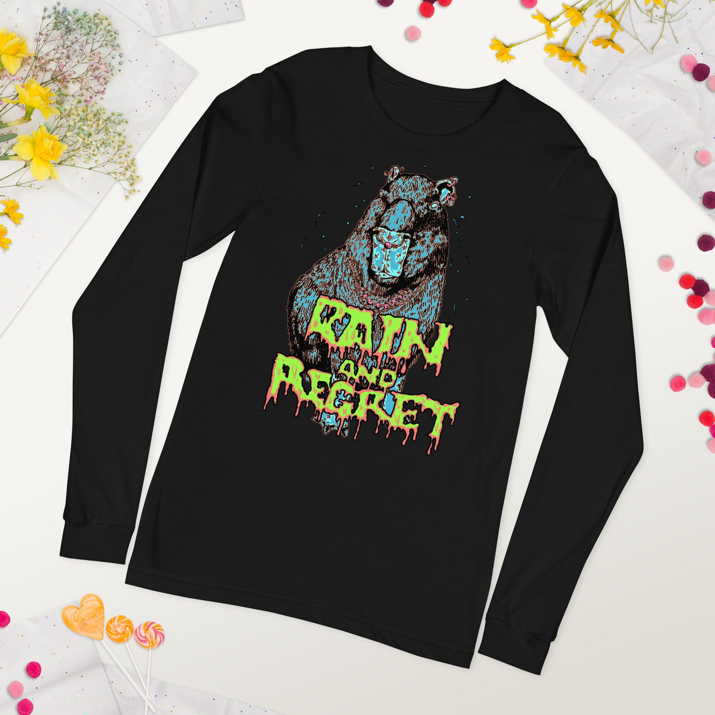Capybara Snot Unisex Long Sleeve Tee