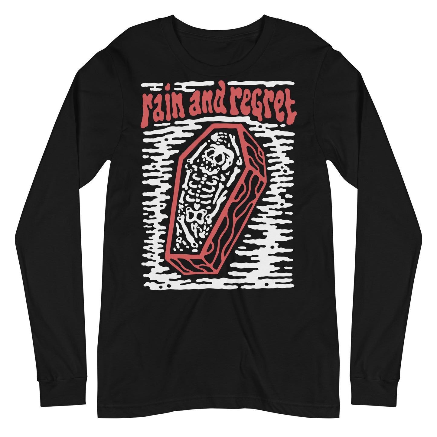 Skate Punk Coffin Unisex Long Sleeve Tee | rainandregret