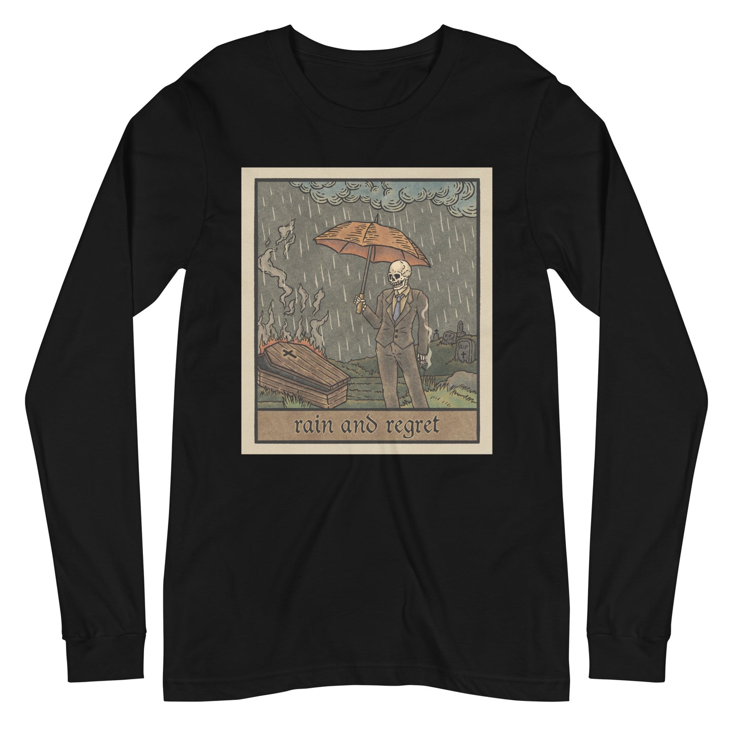 Tarot Card Unisex Long Sleeve Tee | rainandregret