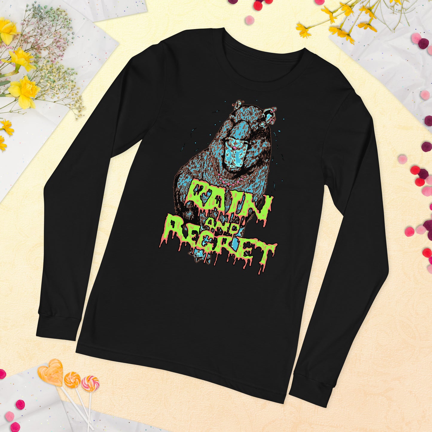Capybara Snot Unisex Long Sleeve Tee