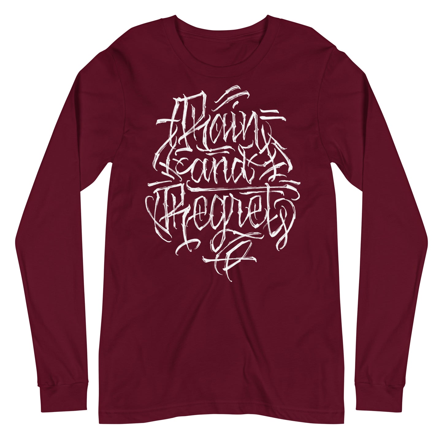 Caligraffiti Rain and Regret Unisex Long Sleeve Tee