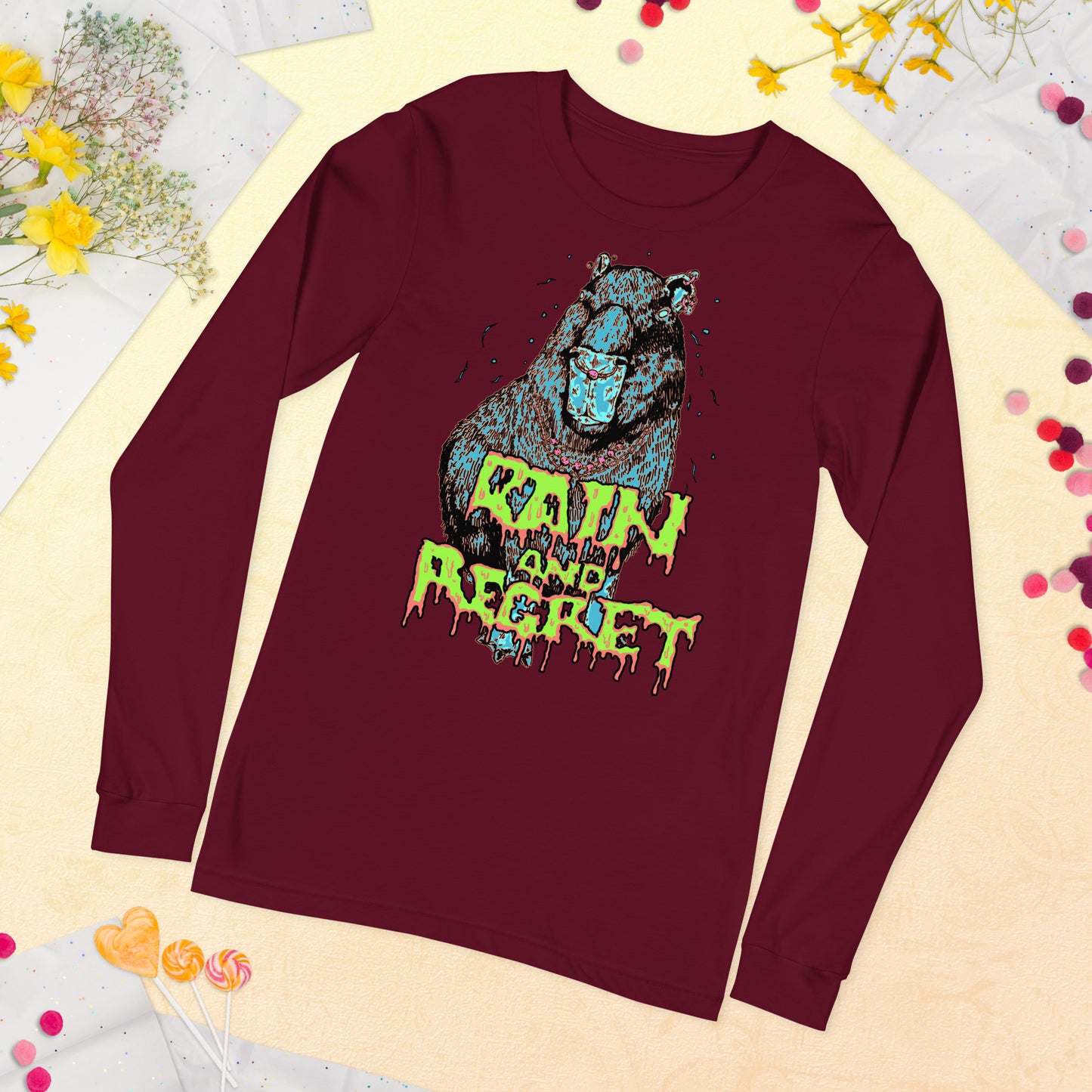 Capybara Snot Unisex Long Sleeve Tee