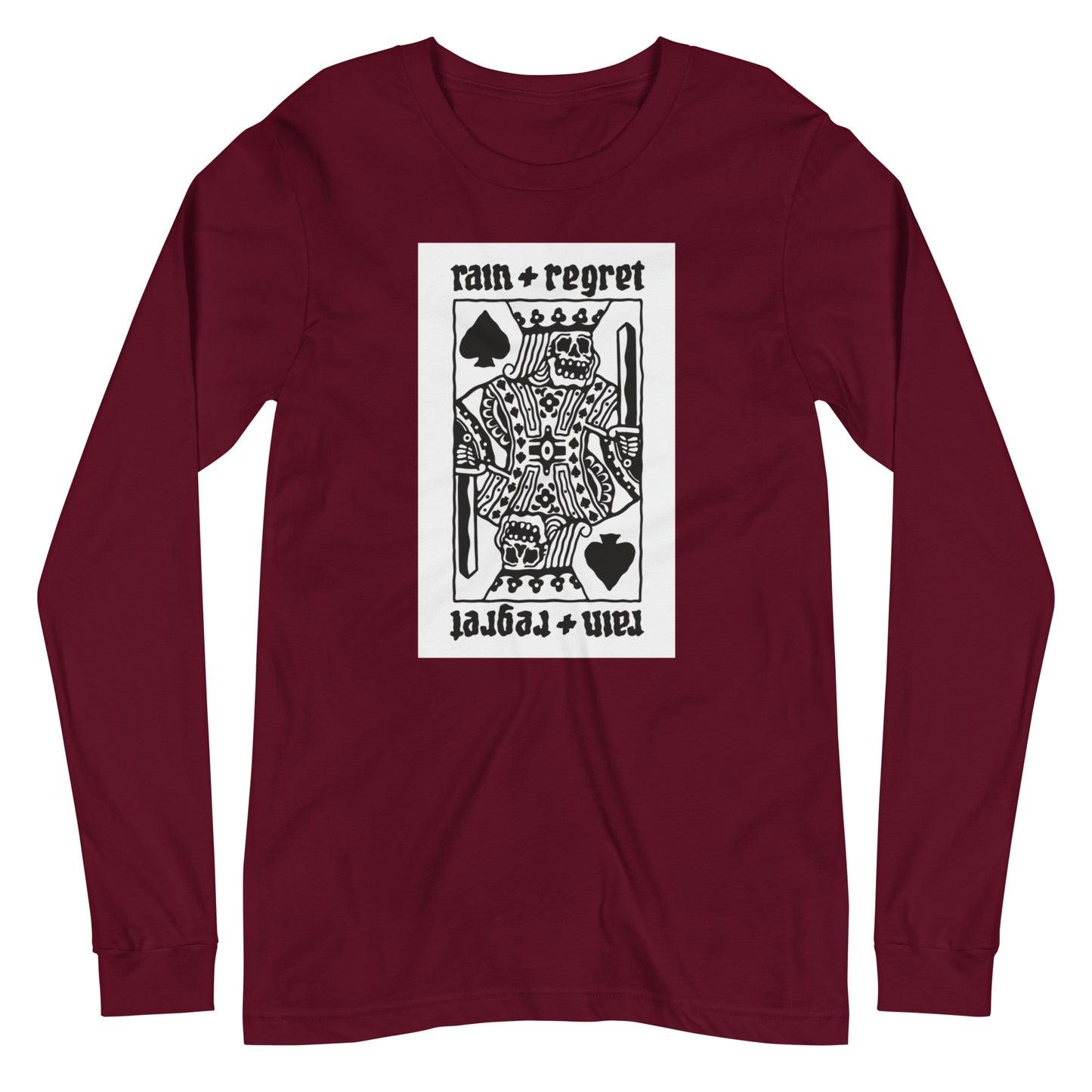 Playing Card Unisex Long Sleeve Tee