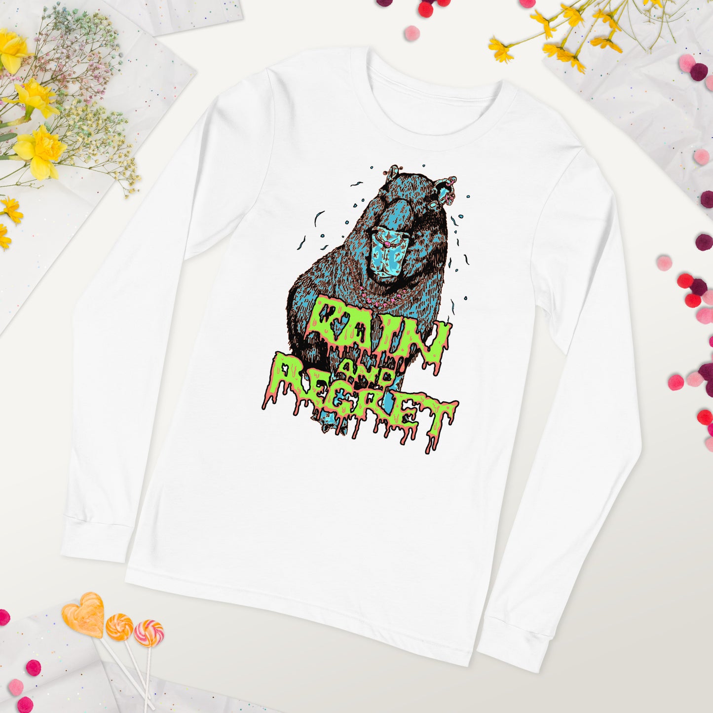 Capybara Snot Unisex Long Sleeve Tee