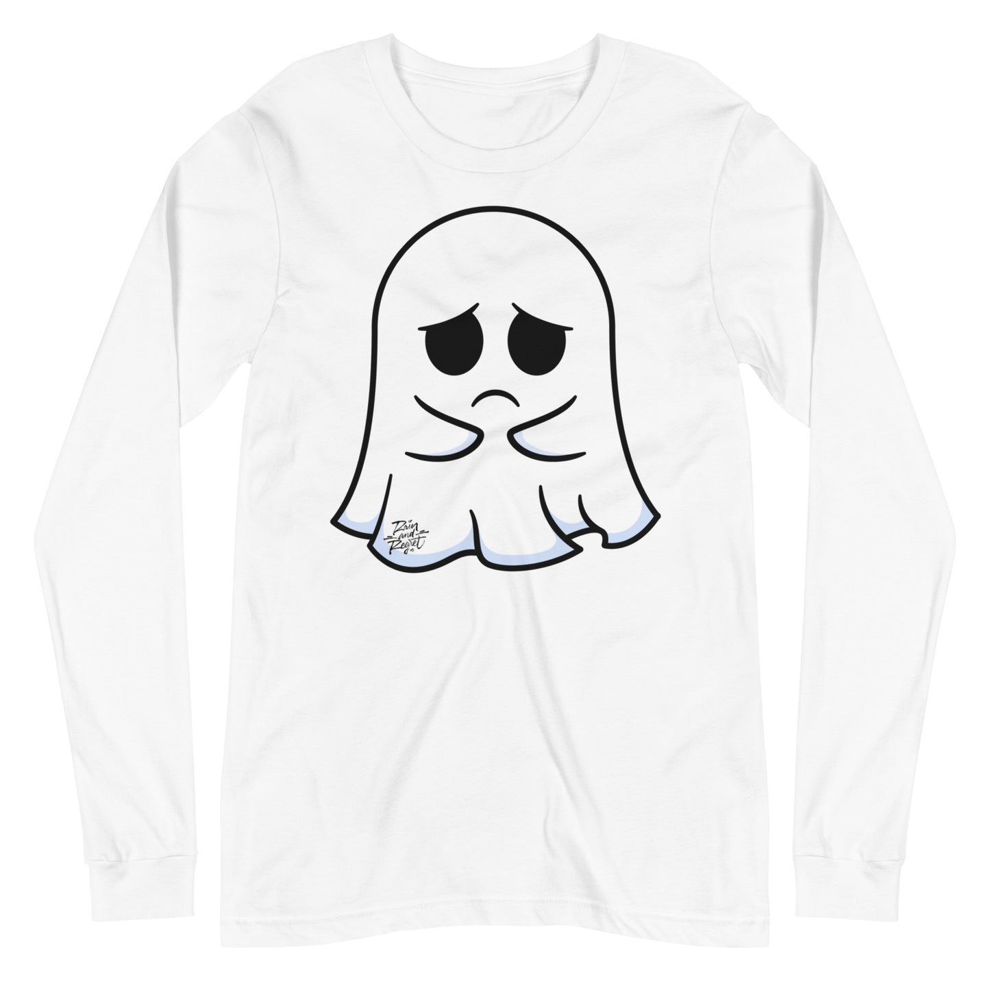 Sad Ghost Unisex Long Sleeve Tee | rainandregret
