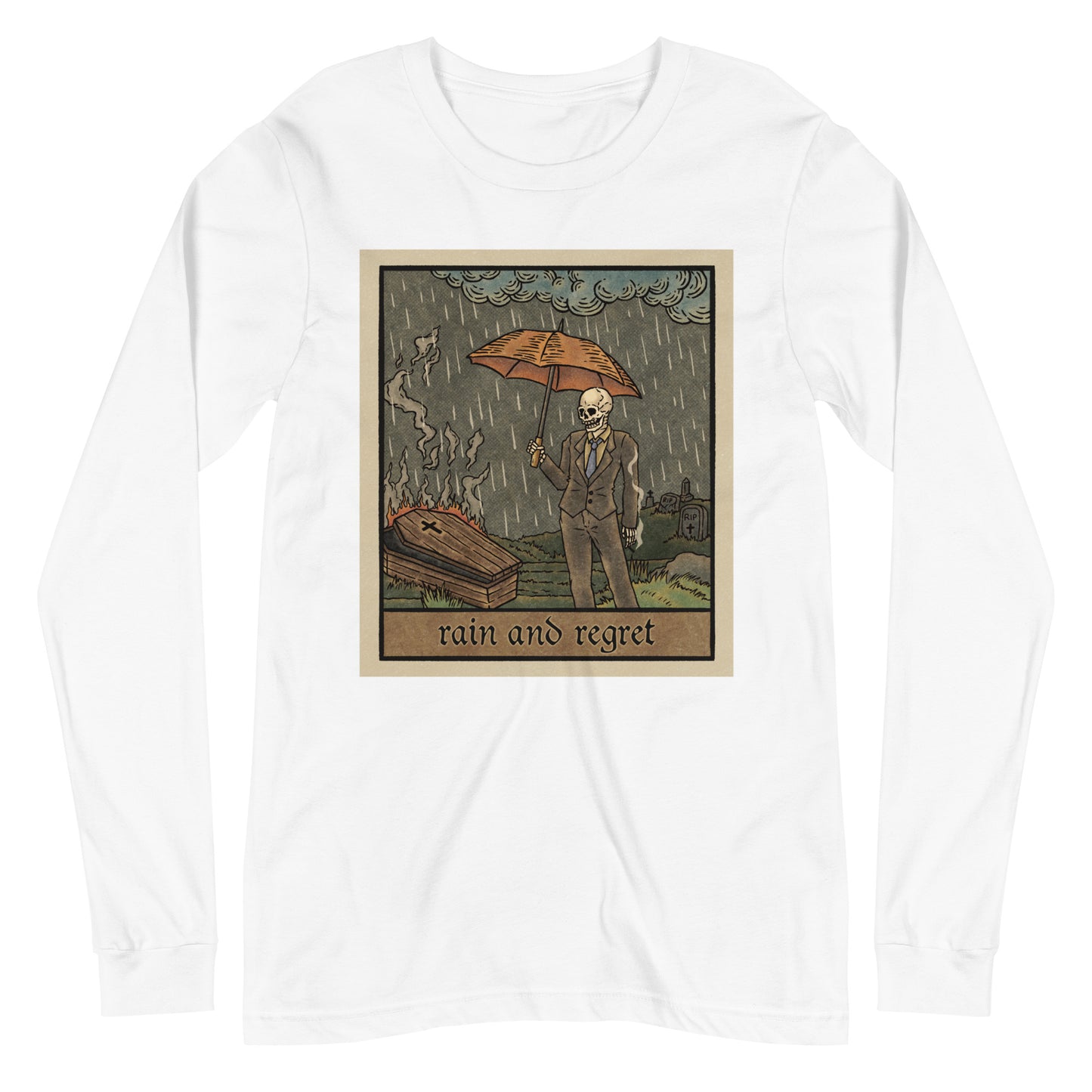 Tarot Card Unisex Long Sleeve Tee | rainandregret