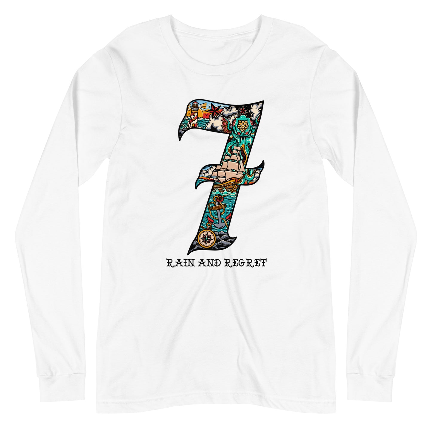 7 RAIN AND REGRET Unisex Long Sleeve Tee
