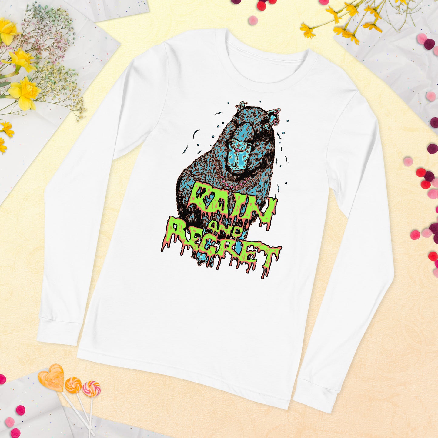 Capybara Snot Unisex Long Sleeve Tee