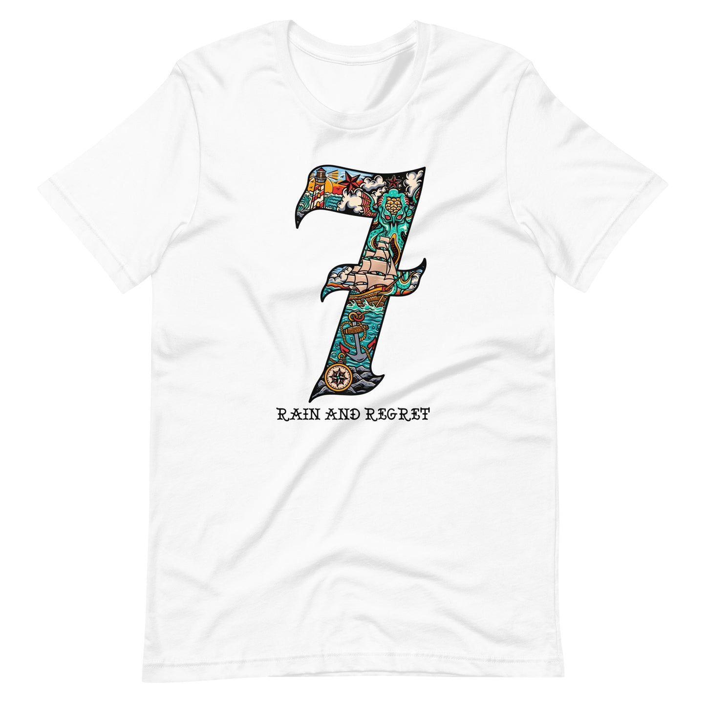7 RAIN AND REGRET Unisex t-shirt