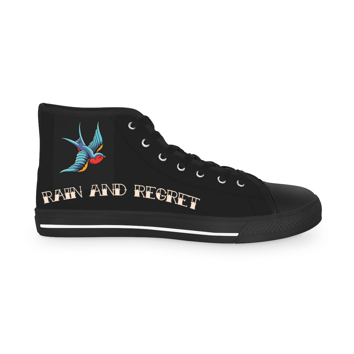 rain and regret Men's High Top Sneakers