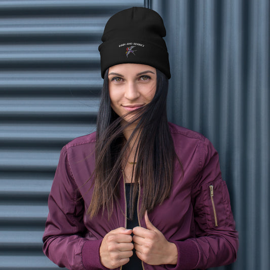 Dead Swallow Embroidered Beanie | rainandregret