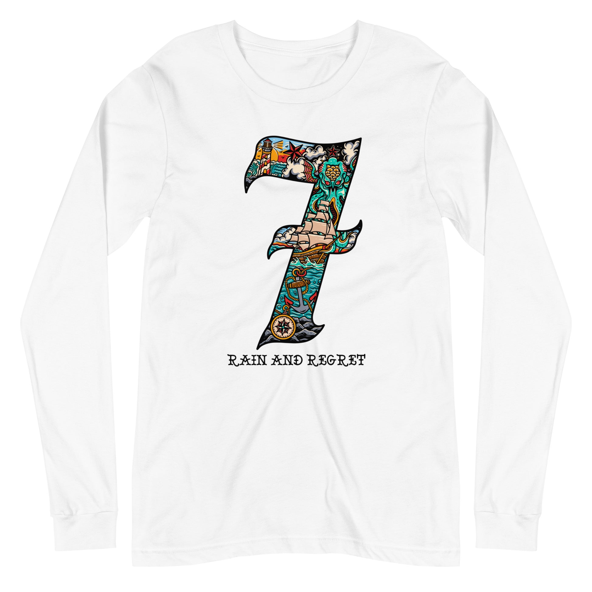 7 RAIN AND REGRET Unisex Long Sleeve Tee