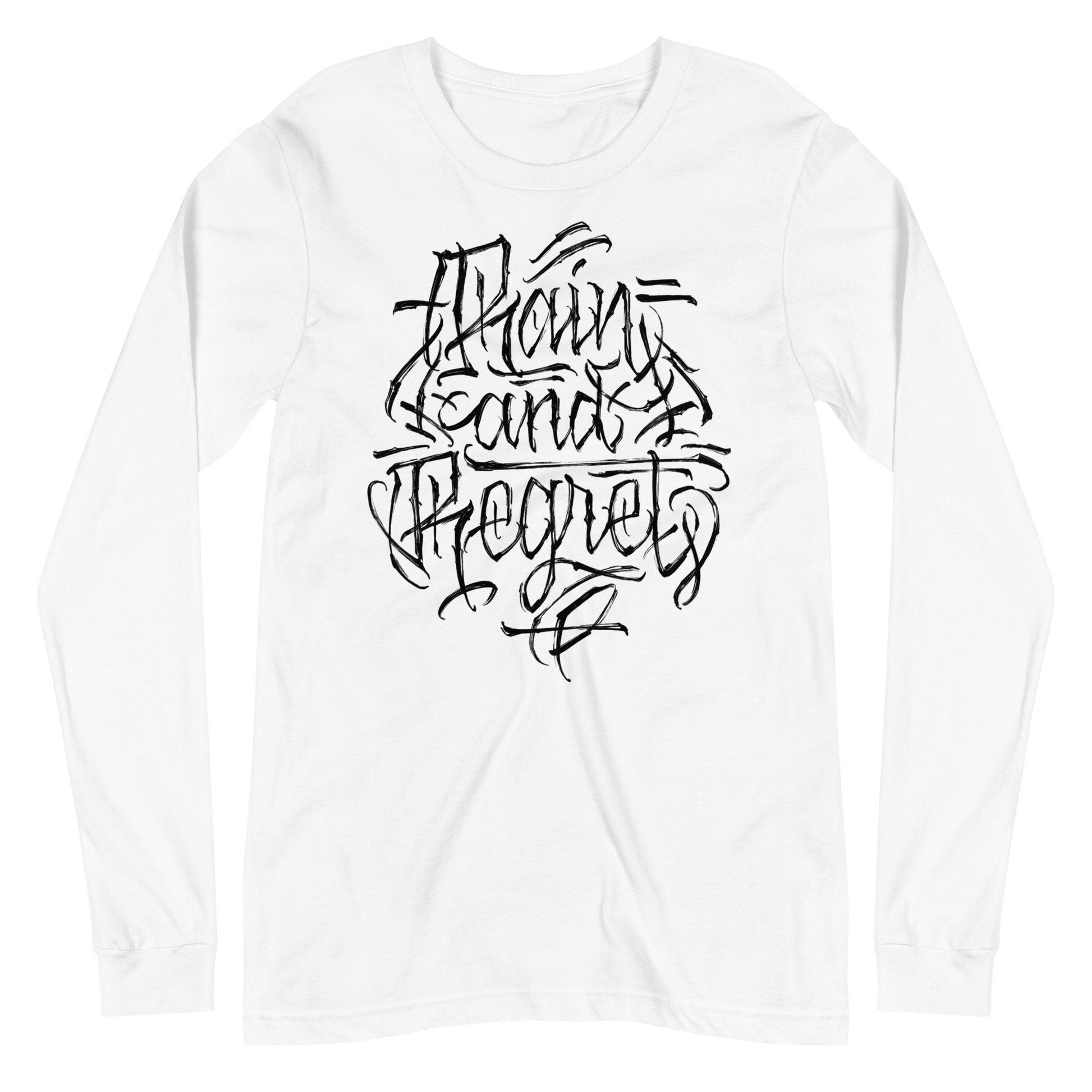 Caligraffiti Rain and Regret Unisex Long Sleeve Tee