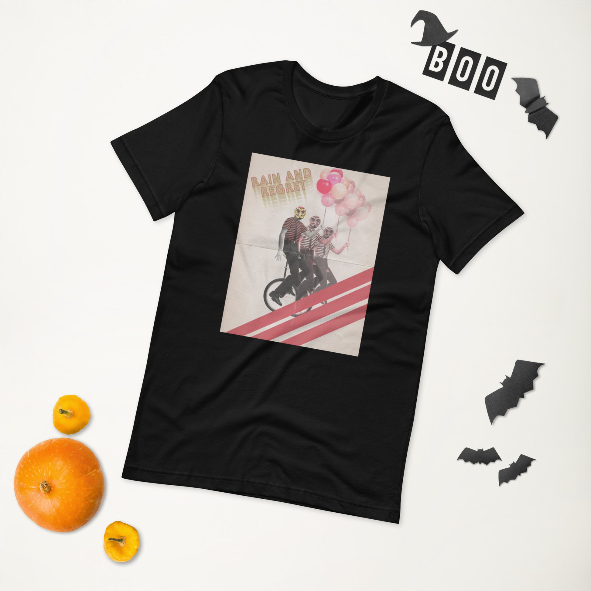 Devil on a Unicycle Halloween Unisex t-shirt | rainandregret