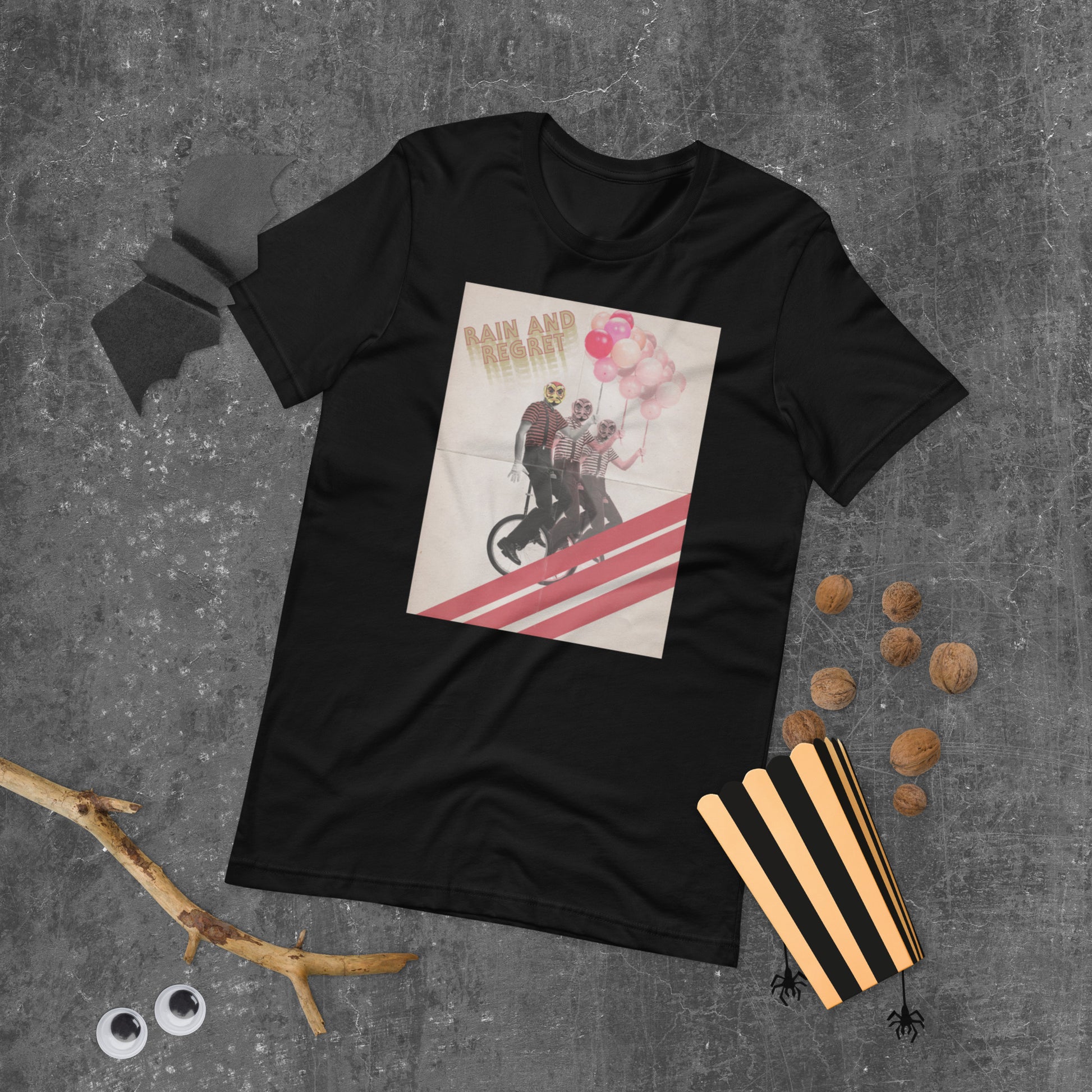 Devil on a Unicycle Halloween Unisex t-shirt | rainandregret