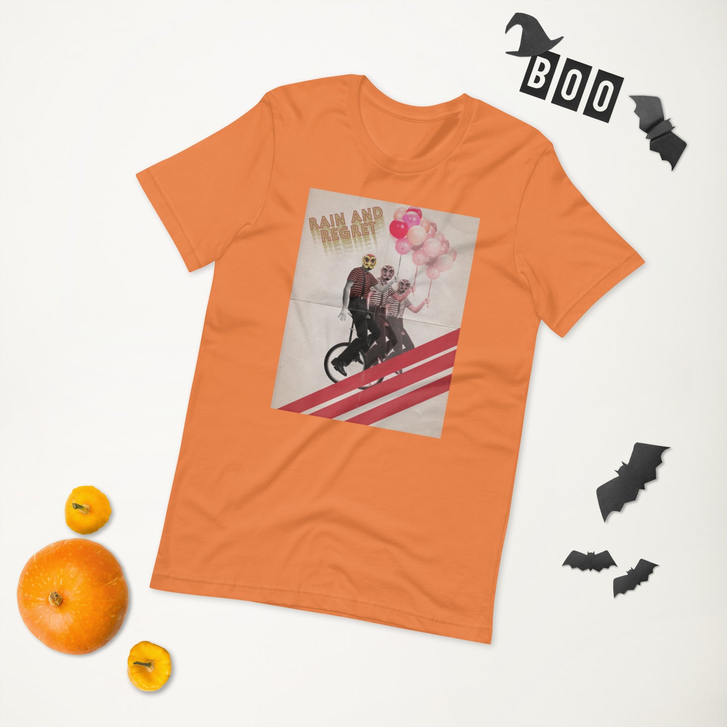 Devil on a Unicycle Halloween Unisex t-shirt | rainandregret