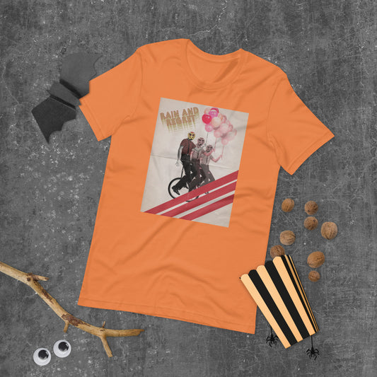 Devil on a Unicycle Halloween Unisex t-shirt | rainandregret