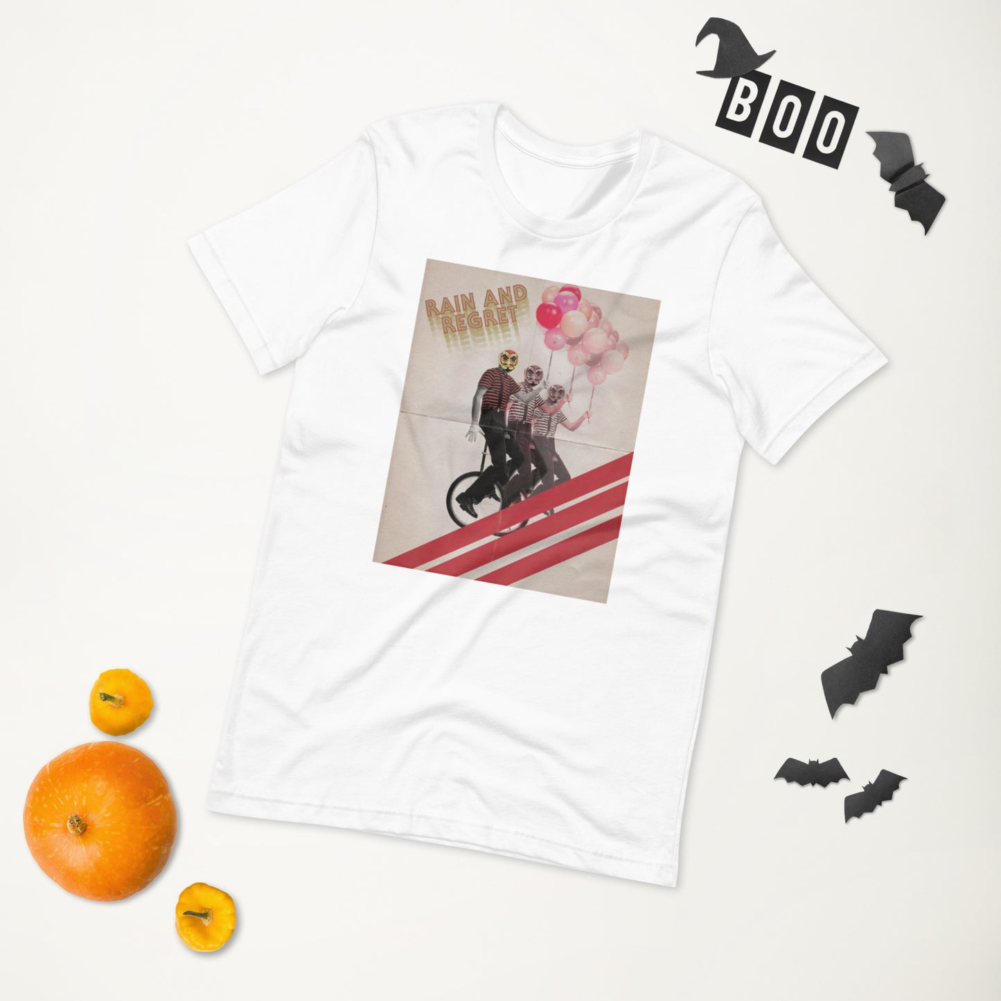 Devil on a Unicycle Halloween Unisex t-shirt | rainandregret