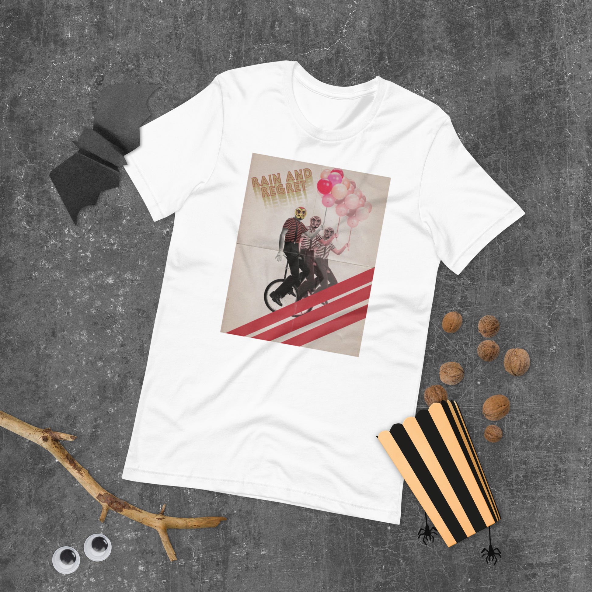 Devil on a Unicycle Halloween Unisex t-shirt | rainandregret
